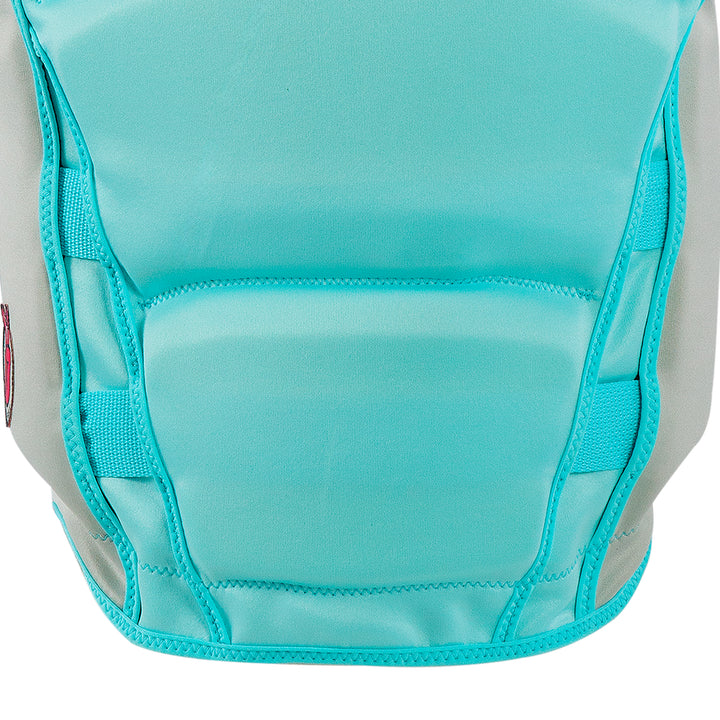 Rear view of the Blower back Jetpilot Youth Shaun Murray CGA Vest color lite blue