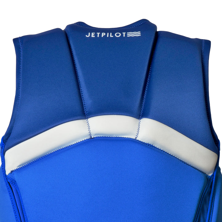 Back top view of the Men's Jetpilot Armada CGA Vest  showing the back panels