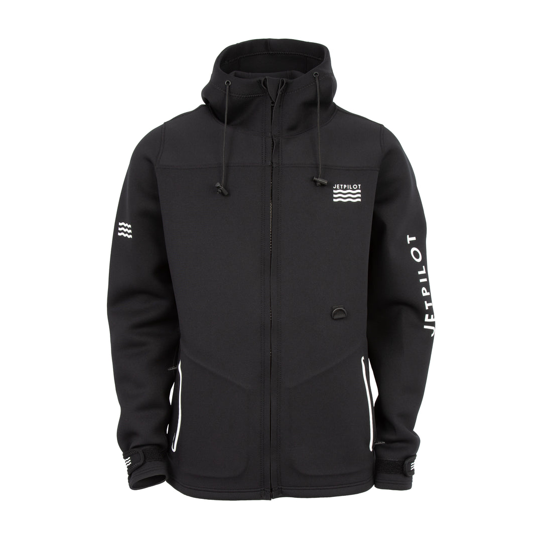 Front view of the Jetpilot Tour Coat. #color_black