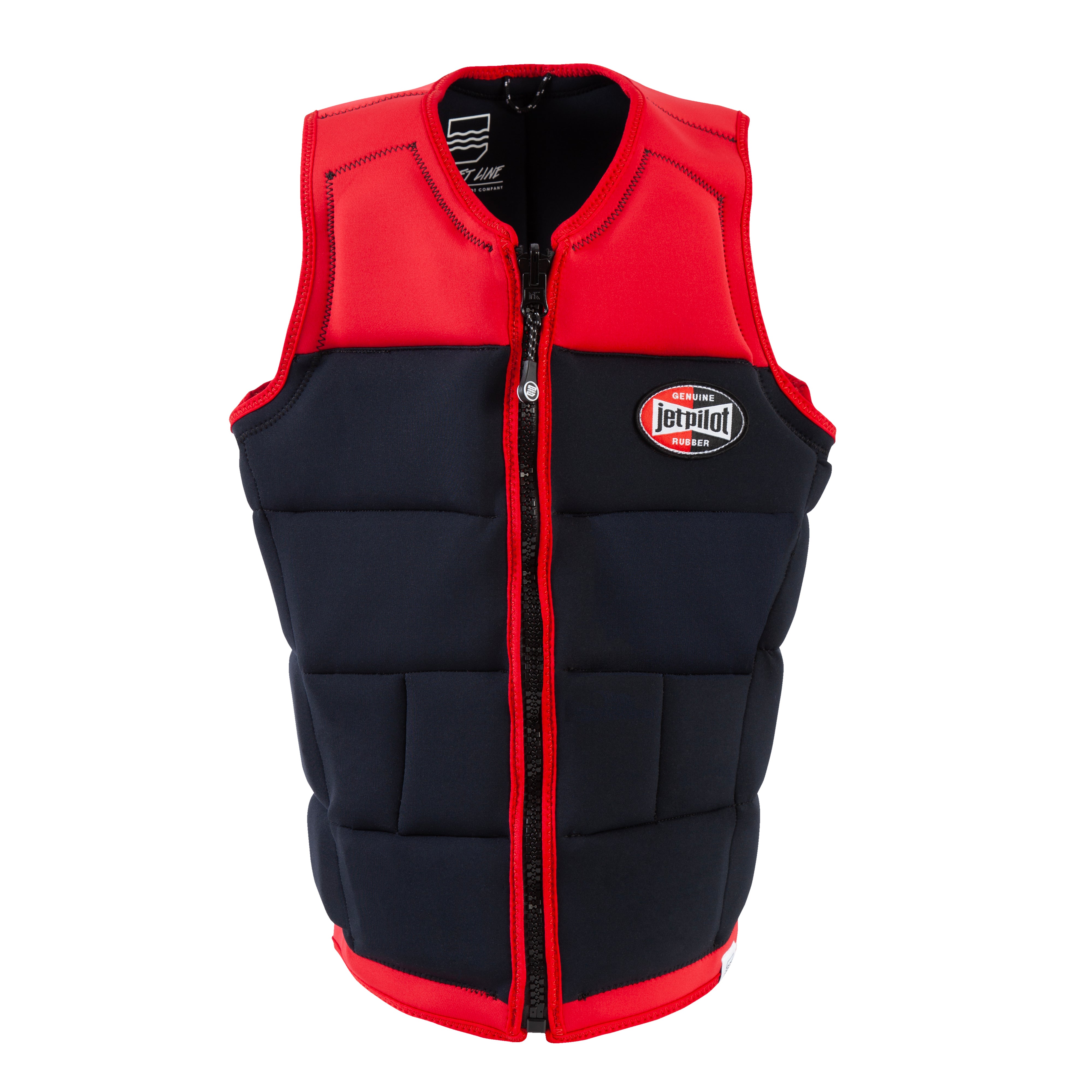 JUMPRIZE COOL VESTライフジャケット ブラック/レッド Jetpilot Draft Line Reversible Comp Vest for Wakeboarding – JETPILOT