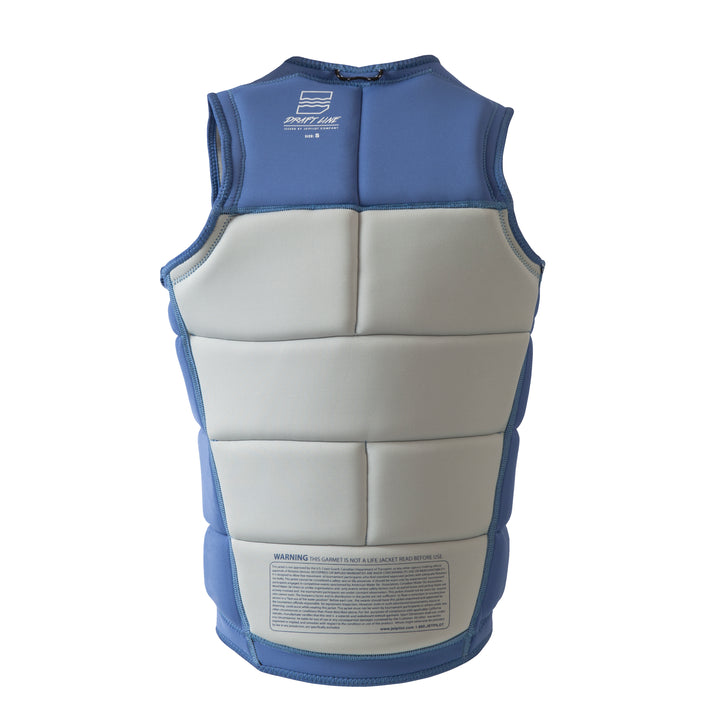 Rear view of the Jetpilot Draftline Comp vest.