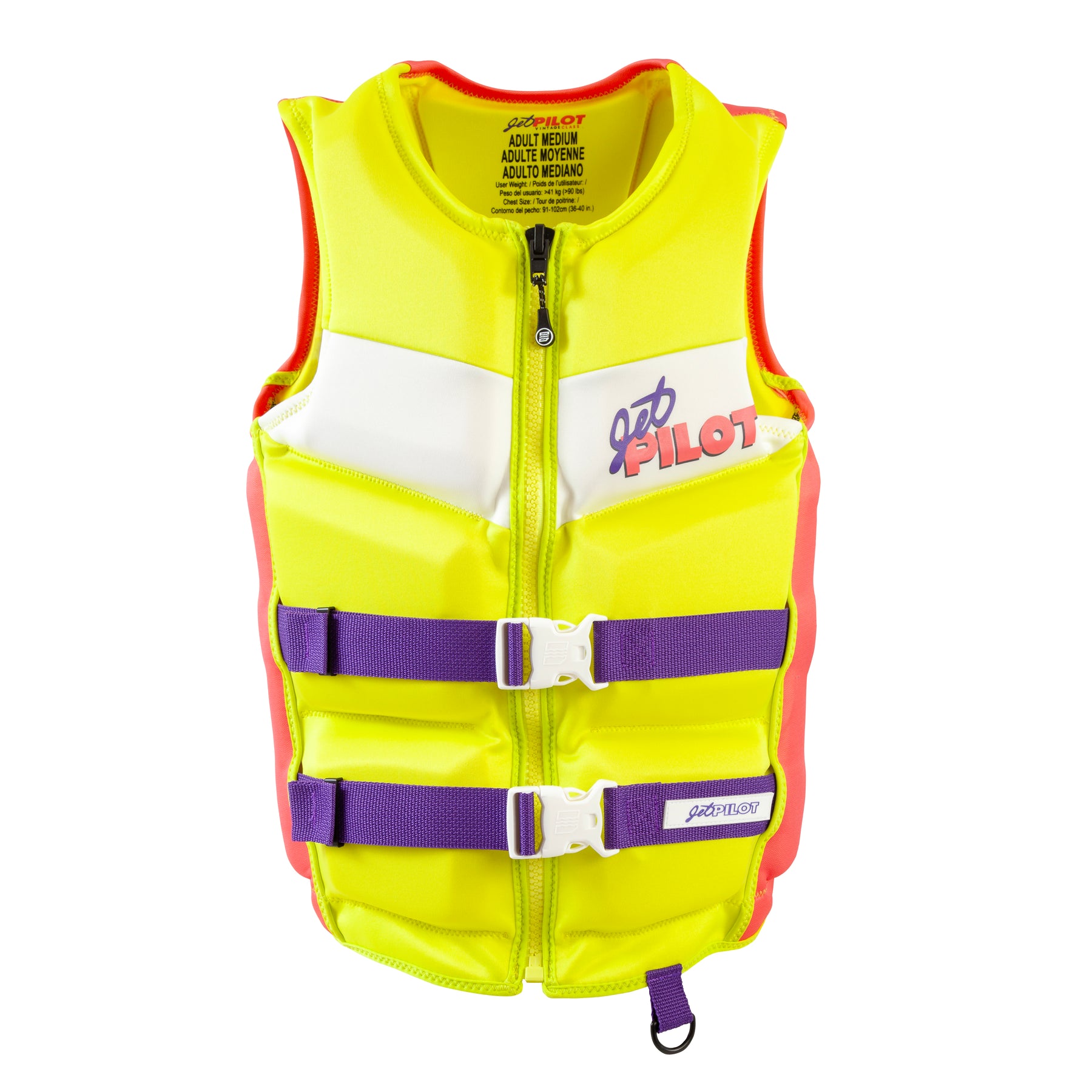 Jetpilot Vintage Class Front Zip Neoprene Coast Guard Approved