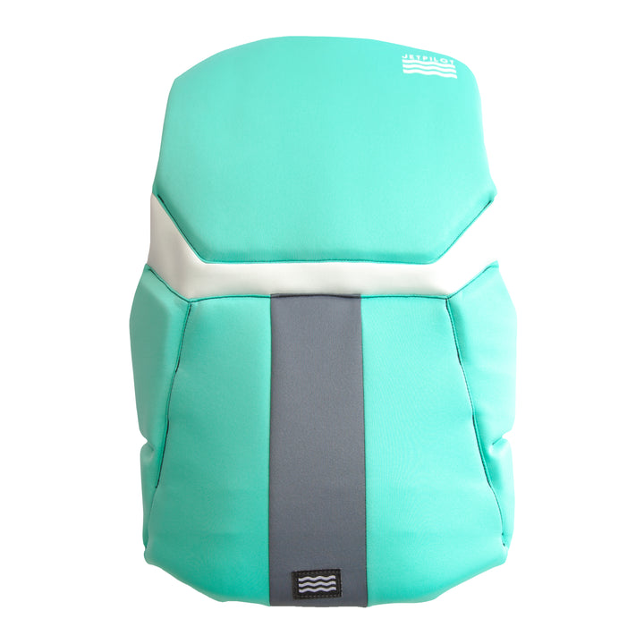 Rear view of the Jetpilot Women's Cause CGA Vest. #color_teal