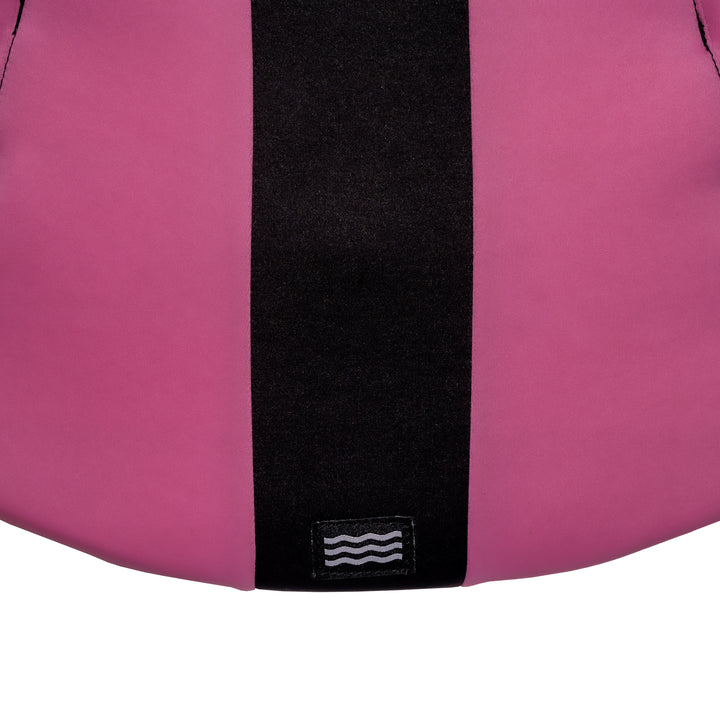 View of the Jetpilot Women's Cause CGA Vest back logo. #color_pink
