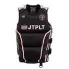 Front view of the Jetpilot Baller CGA vest. #color_black