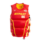 Front view Jetpilot Baller CGA vest. #color_red