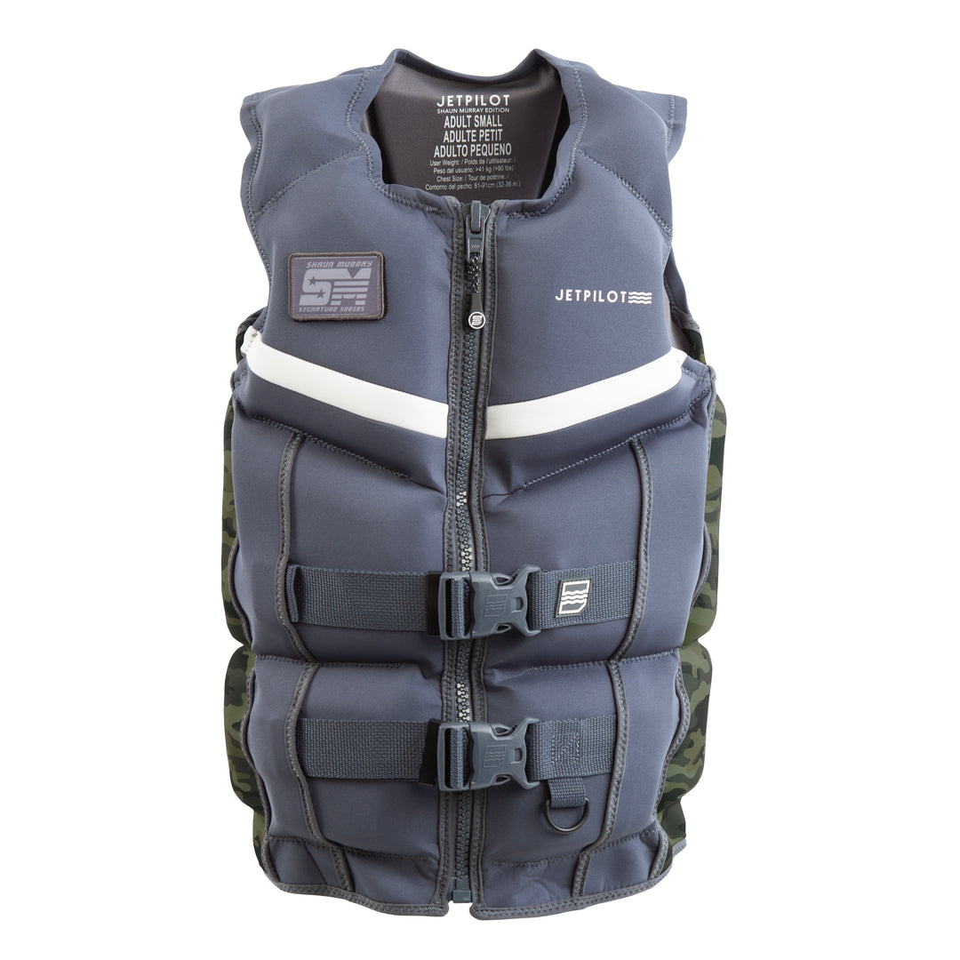 Jetpilot Shaun Murray Coast Guard Approved Vest. #color_gray