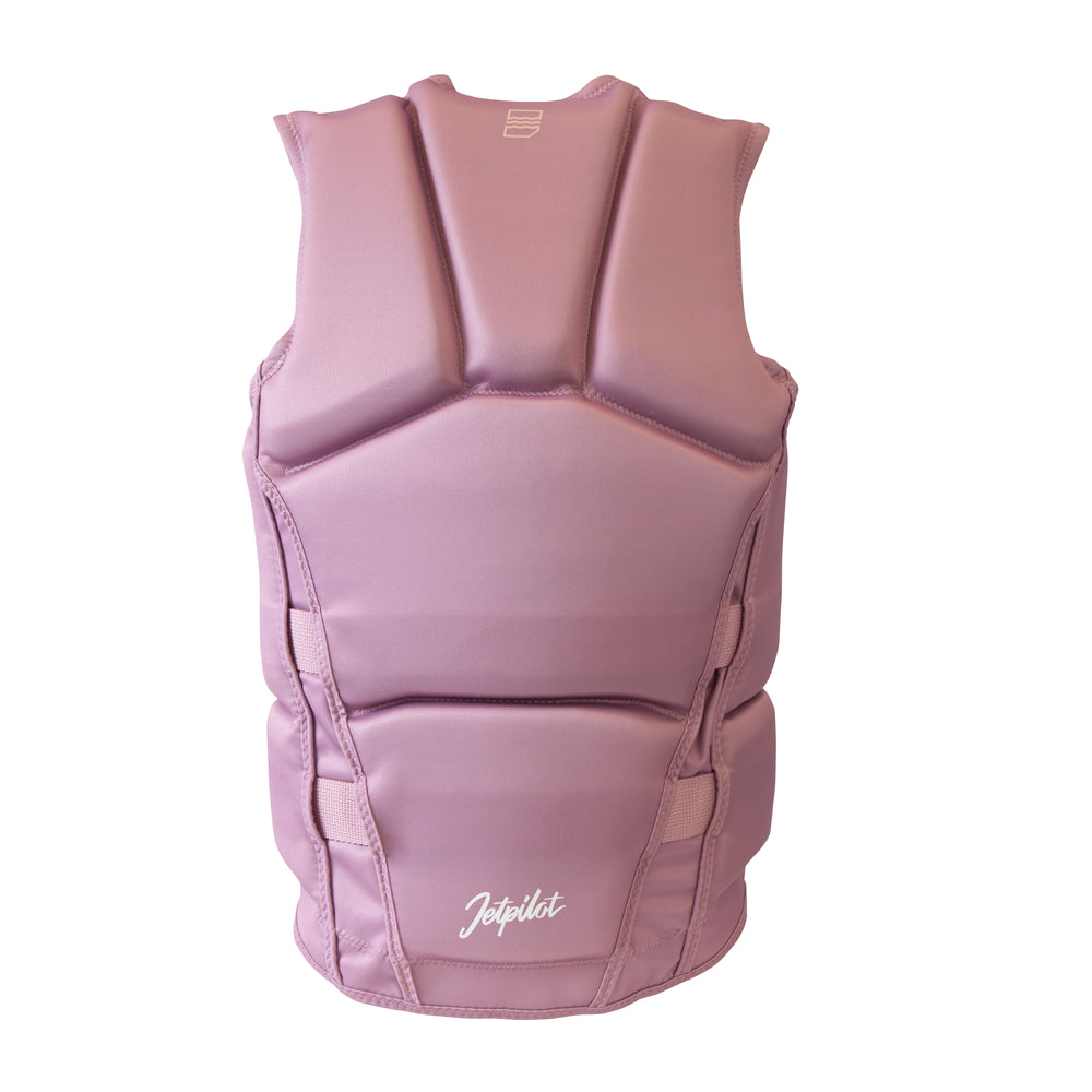 Rear view of the Jetpilot Women's Armada Coast Guard Approved vest. #color_rose