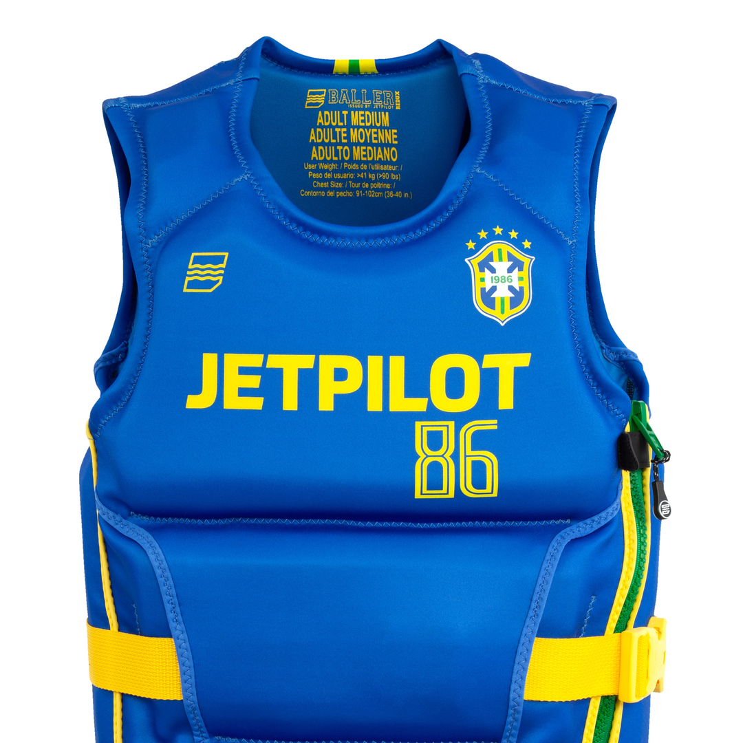 Front close view of the CGA Baller vest.