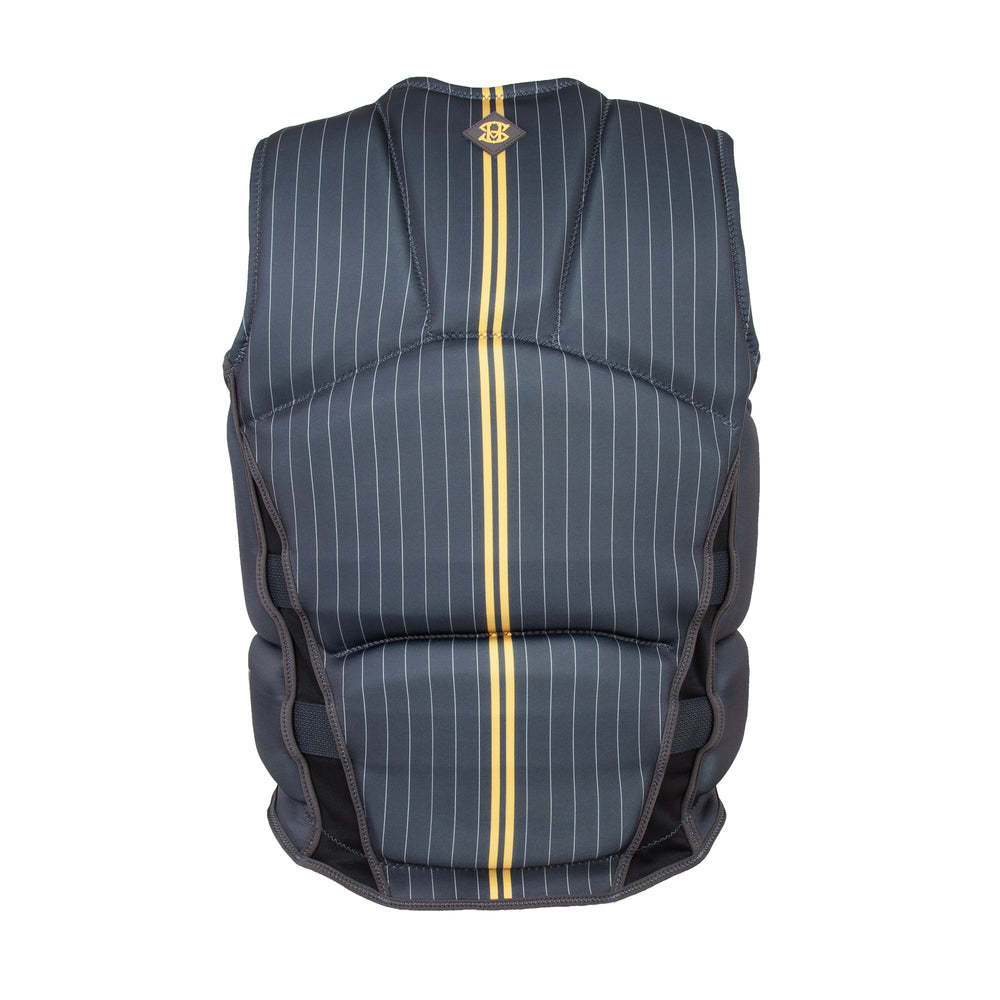 Rear view of theJetpilot's Shaun Murray coast guard approved wakeboarding vest. #color_gray