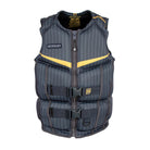 Front view of theJetpilot's Shaun Murray coast guard approved wakeboarding vest. #color_gray