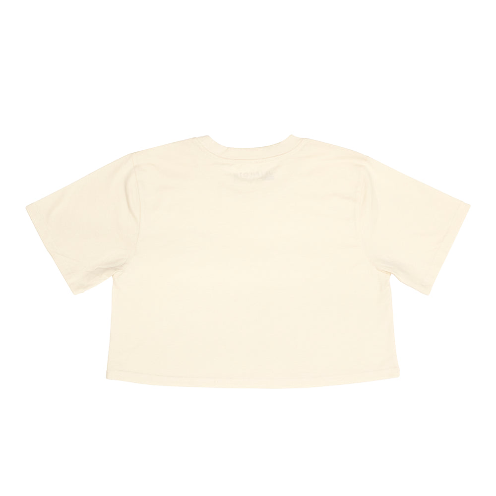 Ivory t-shirt on a white background
