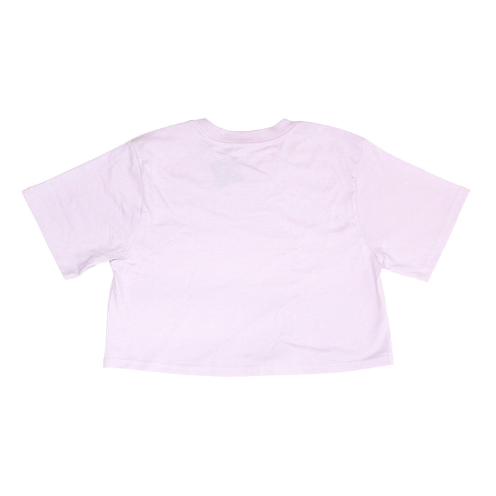 Light purple t-shirt on a white background
