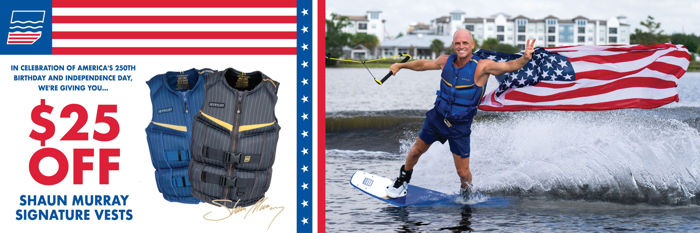 Shaun Murray 4th of July Sale Banner.
