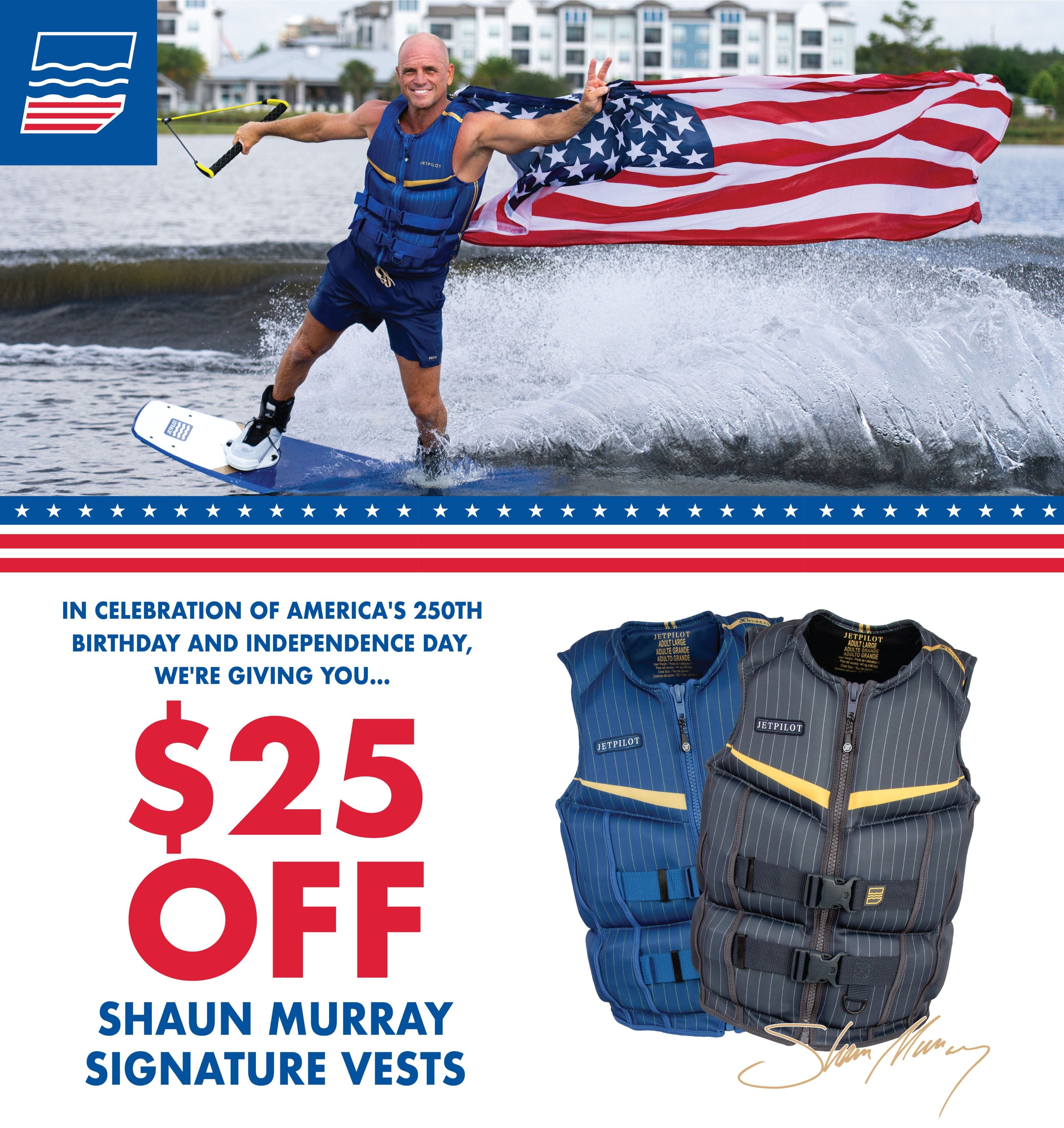Shaun Murray 4th of July Sale Banner.