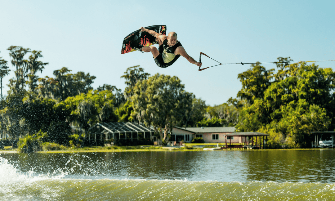 Jetpilot team rider Thomas Herman wakeboarding