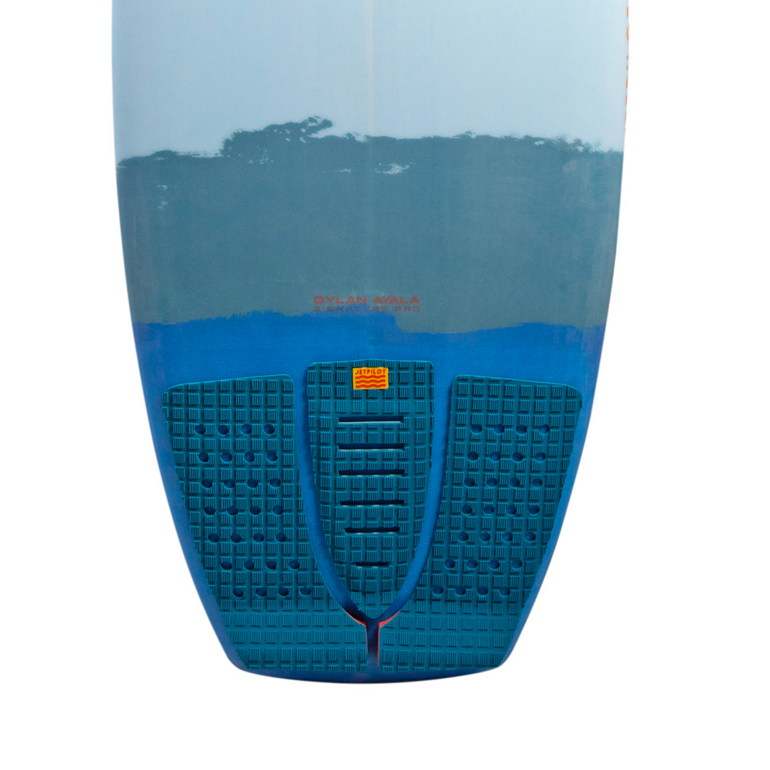 Jetpilot Dylan Ayala Wake Surfboard rounded square tail.