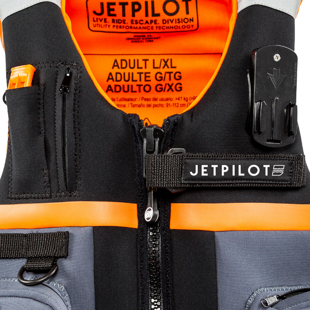 Image showing the zipper of the life vest.