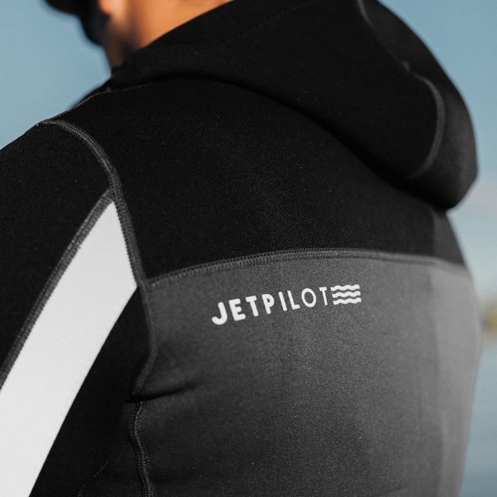 View of the Jetpilot Tour Coat. #color_charcoal