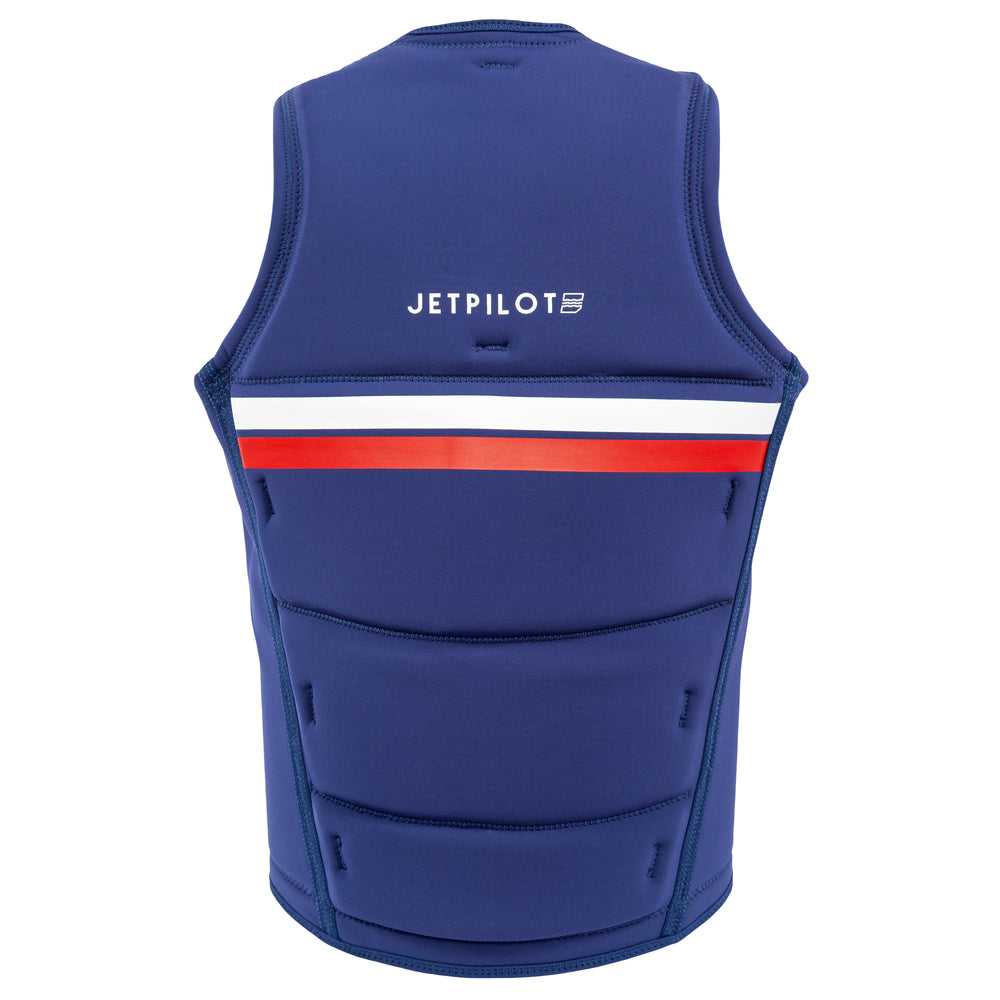Rear view of the Jetpilot Freeboard Comp Vest in Navy