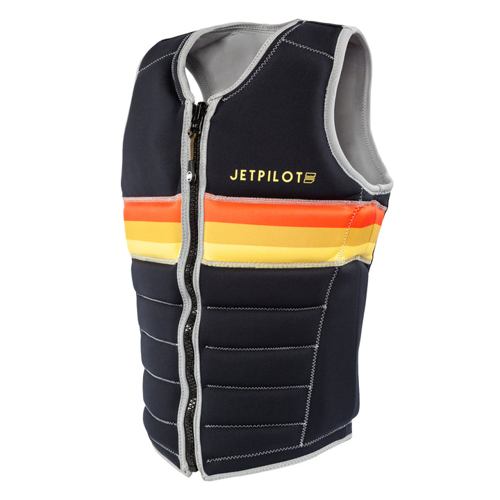 Side view of the Jetpilot Draftline Comp Vest. #color_draft-silver
