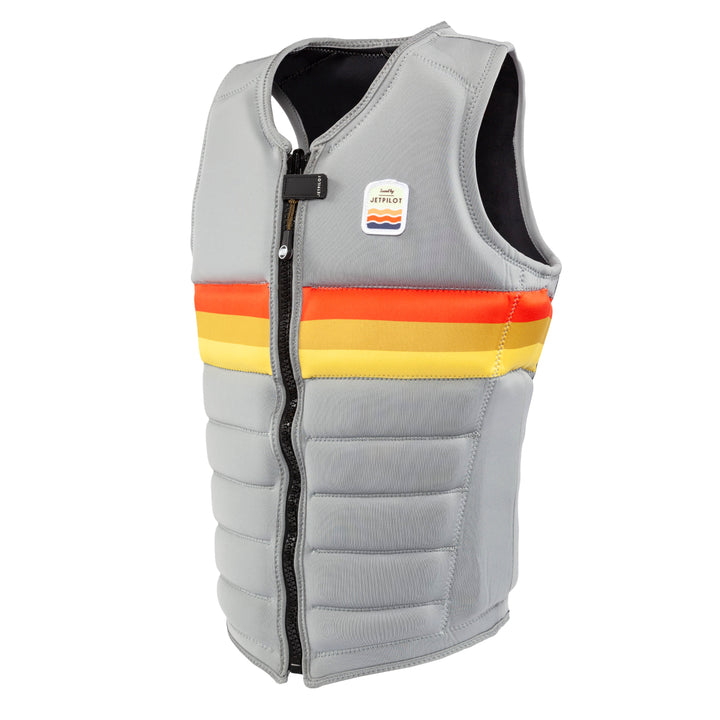 Side view of the Jetpilot Draftline Comp Vest. #color_draft-silver