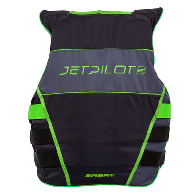 Rear view of the Jetpilot F-86 Sabre Nylon Black Neon Green colorway.
