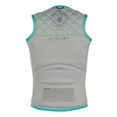 Reverse back view of the Wave Farer comp vest in the Wave Sea colorway.