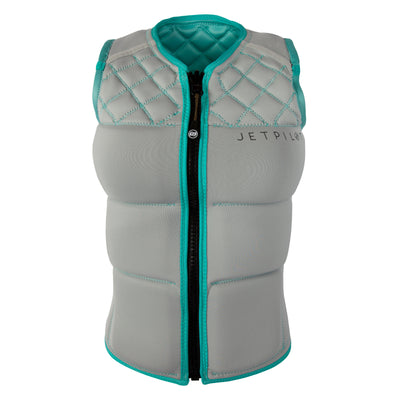 Reverse front view of the Wave Farer comp vest in the Wave Sea colorway.