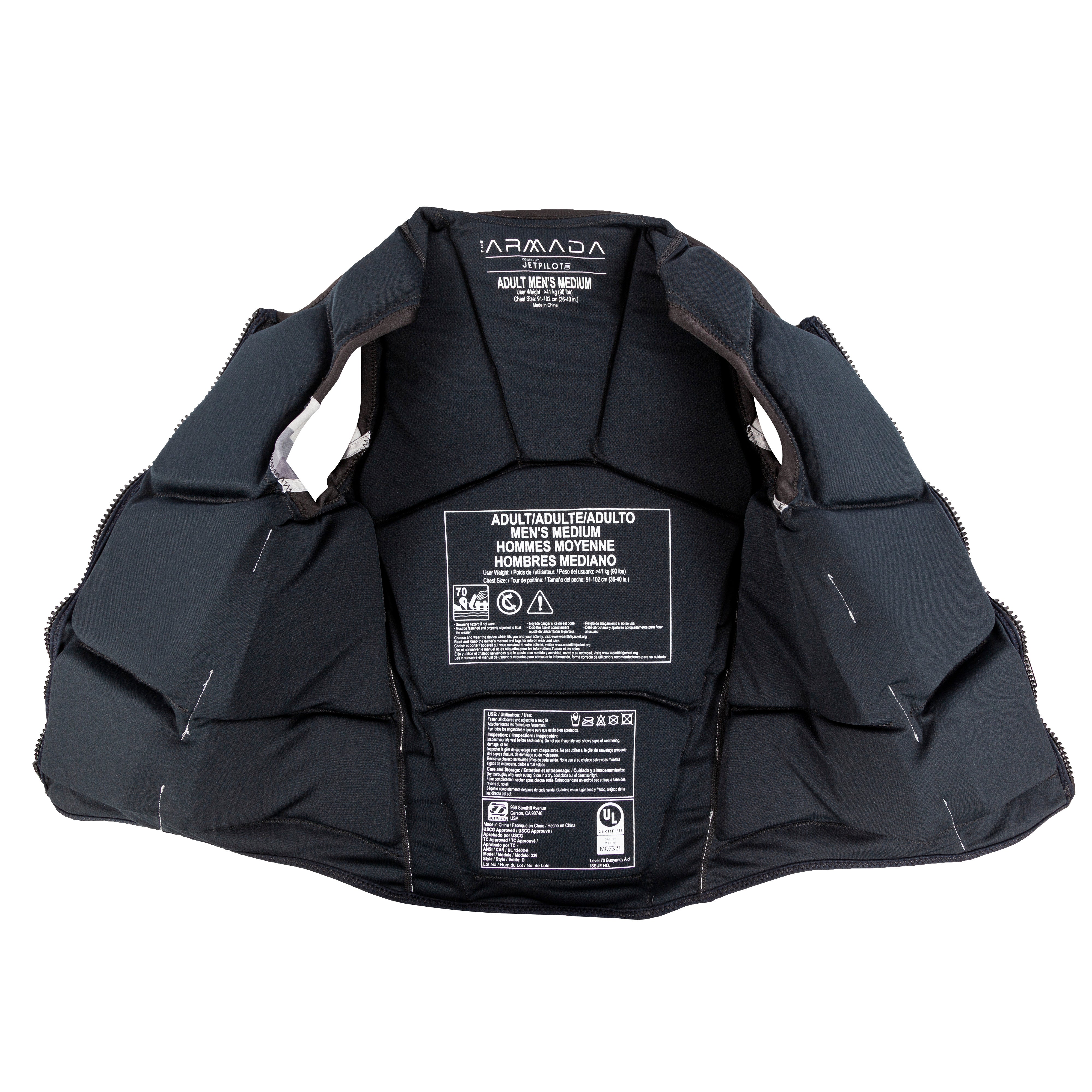 Jetpilot Armada Coast Guard Approved Wakeboarding Life Vest JETPILOT