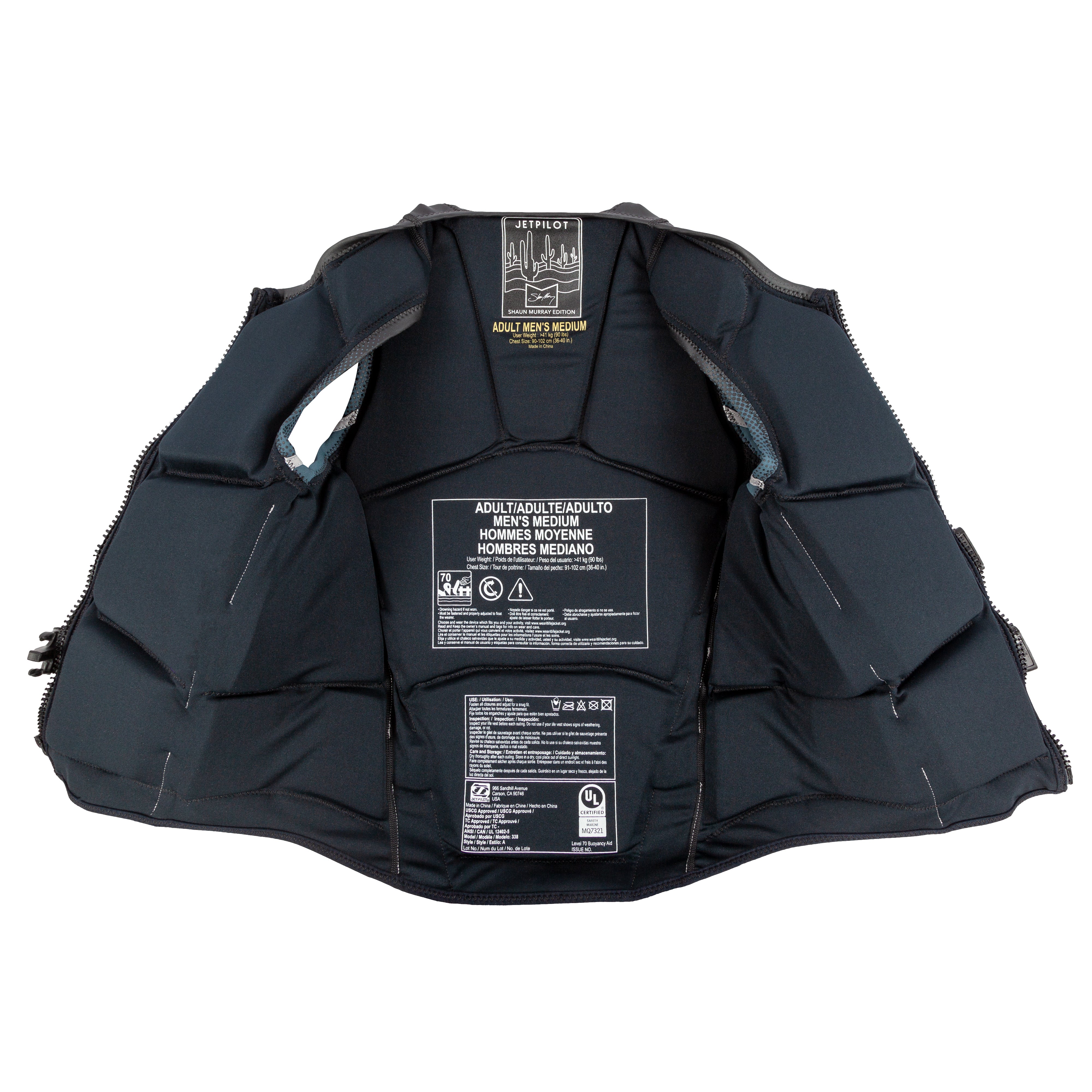 Jetpilot Shaun Murray Coast Guard Approved Wakeboarding Life Vest