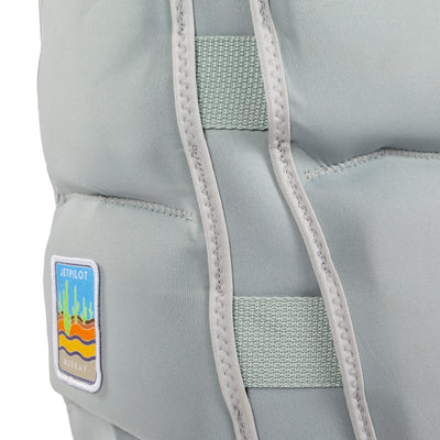 Side view of the Shaun Murry CGA Vest in the silver colorway. #color_silver