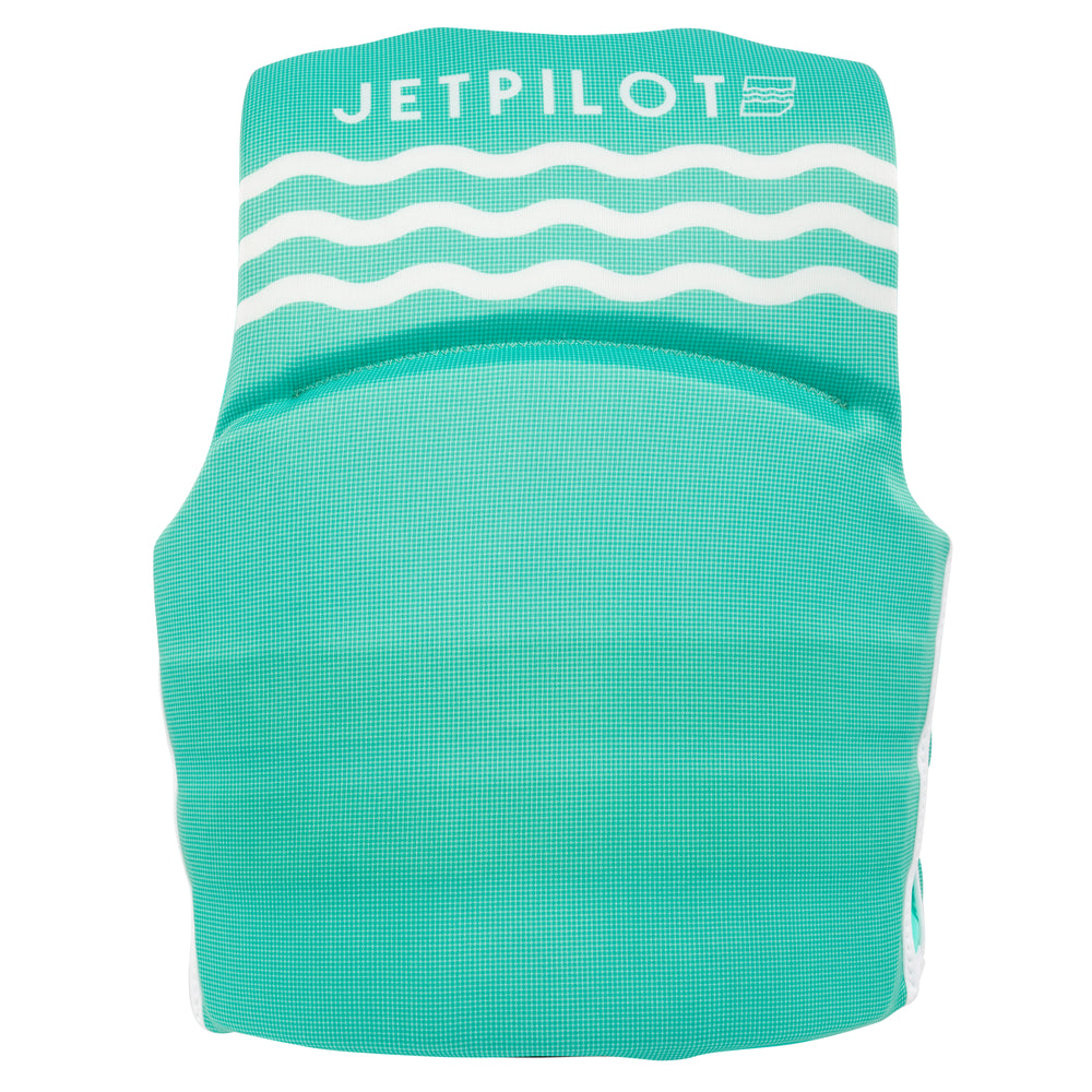 Rear view of the Jetpilot Youth Cause PFD in Green