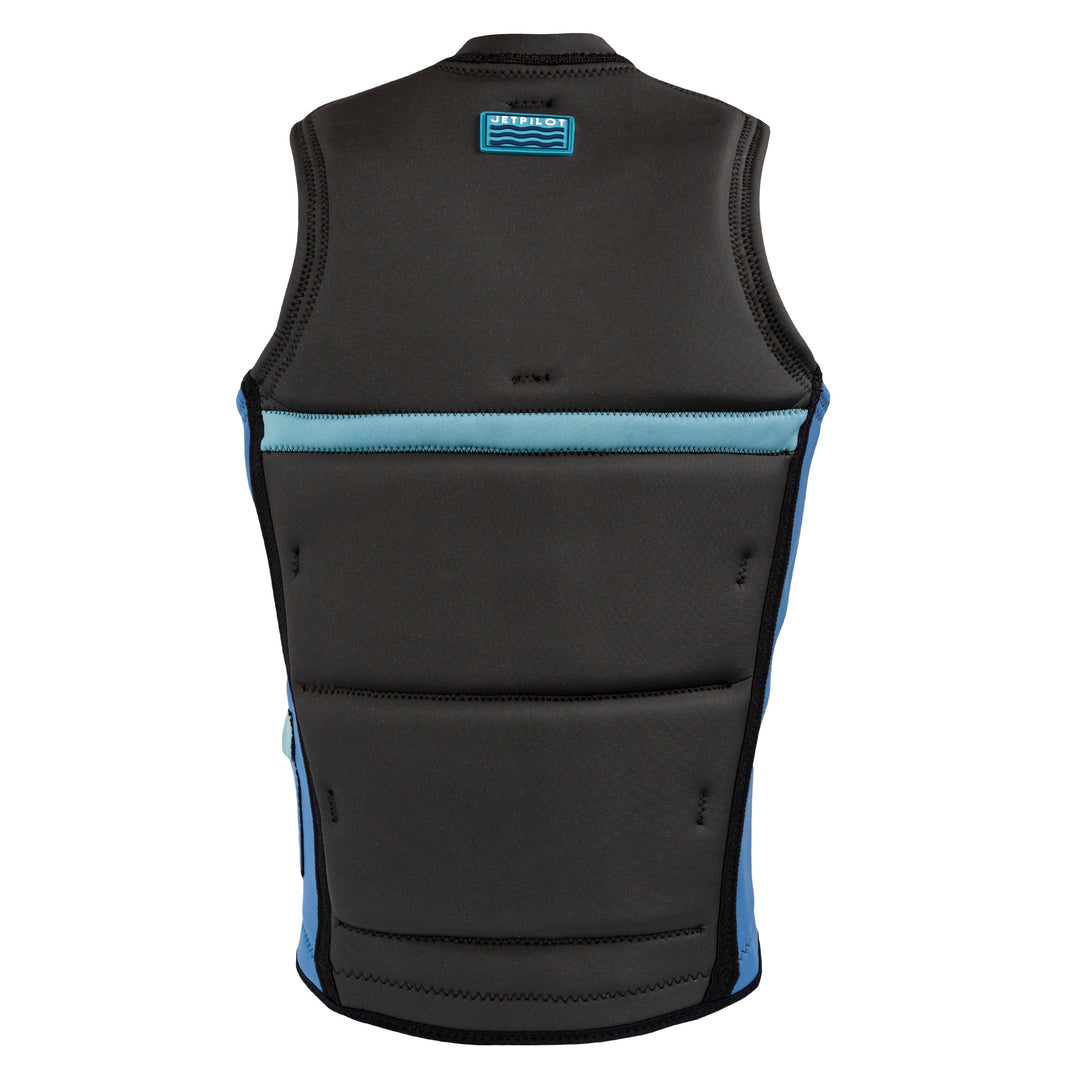 Rear view of the Jetpilot Freeboard Ayala Comp Vest. #color_ayala-blue