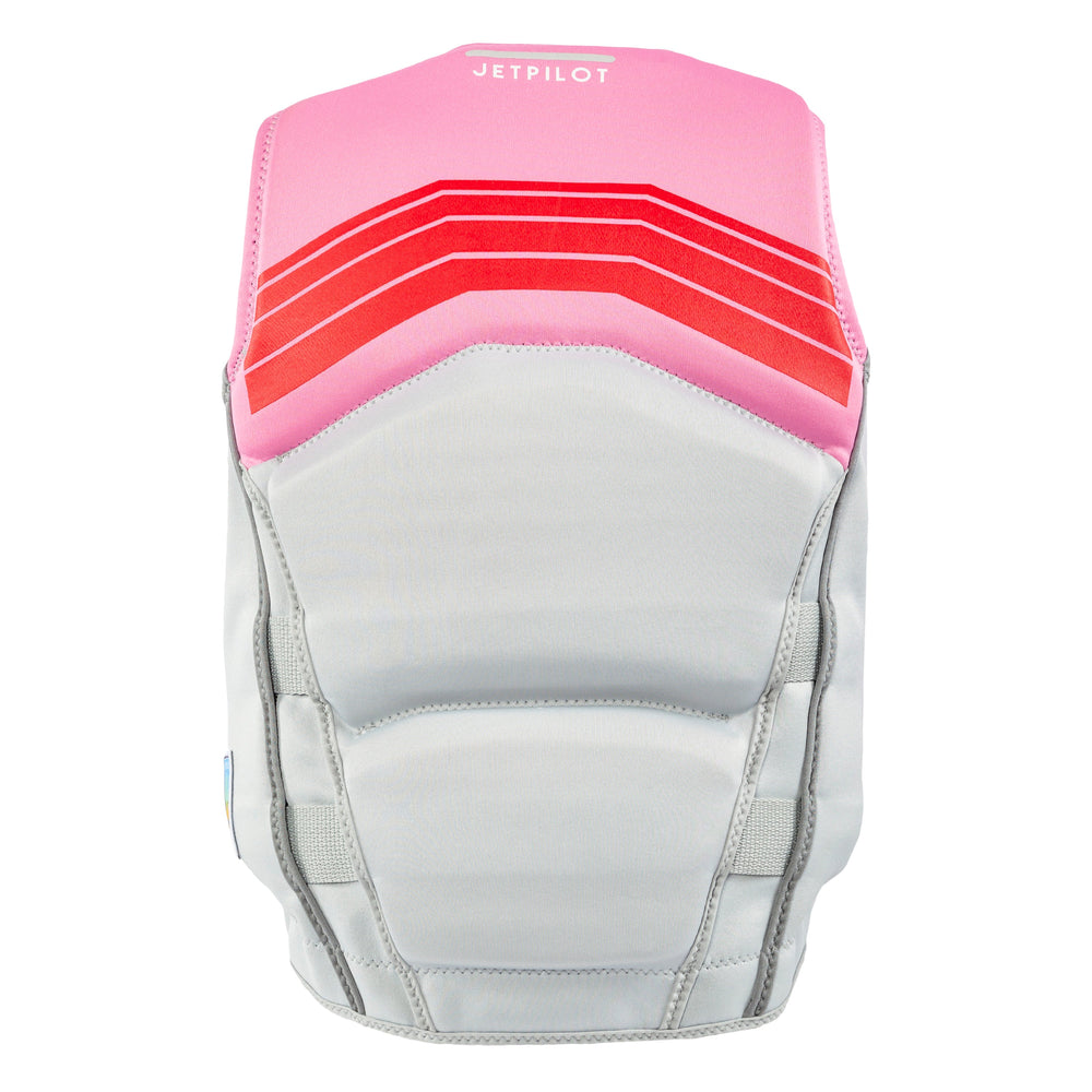 Rear view of the Jetpilot Youth Shaun Murray CGA Vest. #color_frosted-pink