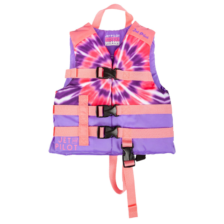 Front view of the Jetpilot child CGA vest.
