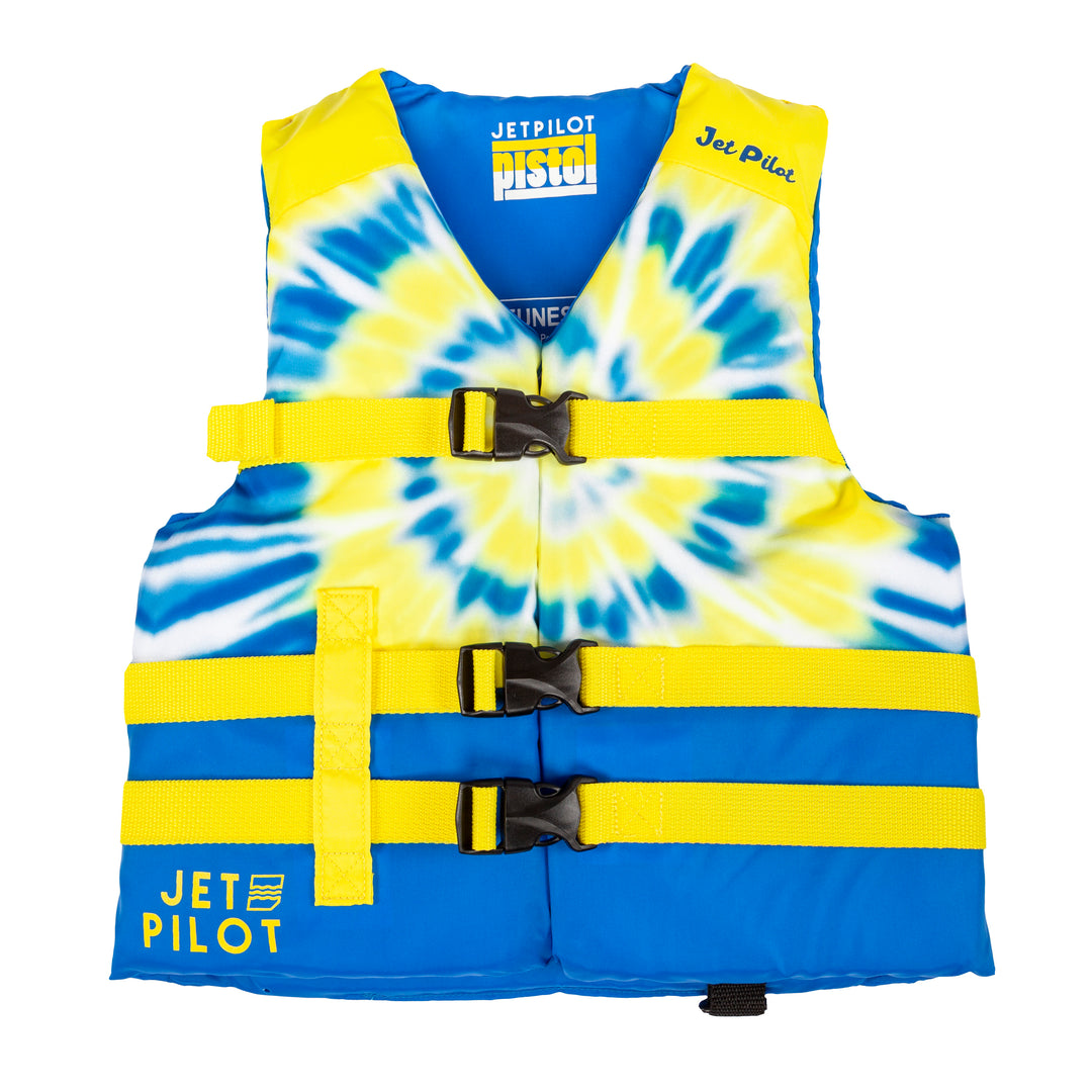 Front view of the youth Jetpilot Pistol CGA vest..