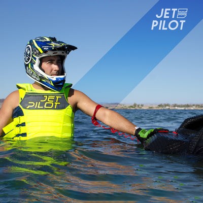 view of the Jetpilot Hold Fast Full Finger Glove. #color_black-charcoal