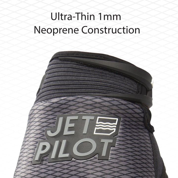 view of the Jetpilot Hold Fast Short Finger Glove. #color_black-pink