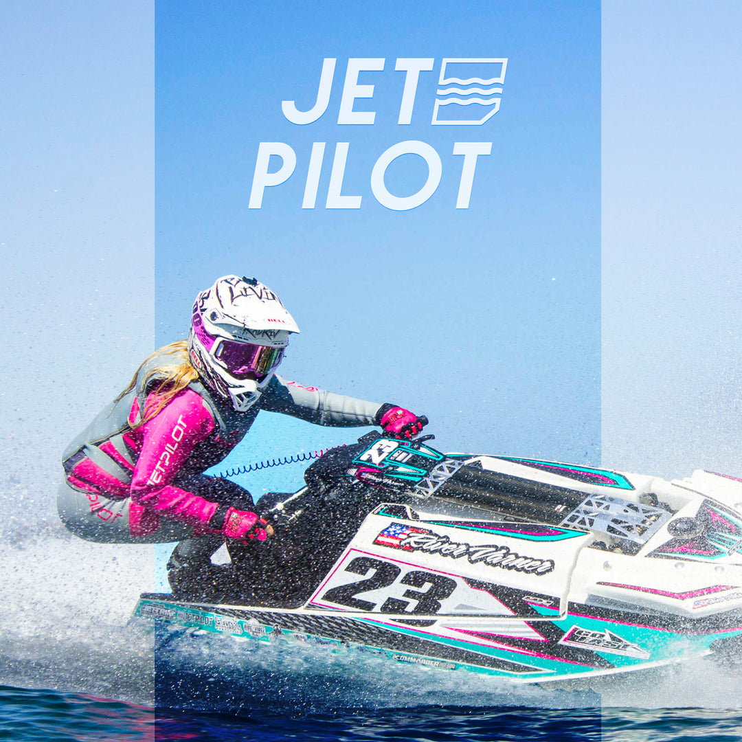 view of the Jetpilot Hold Fast Short Finger Glove. #color_black-pink