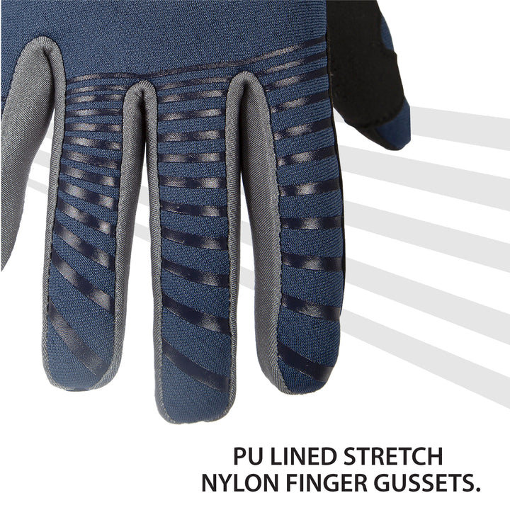 view of the Jetpilot LRE Thermal Glove. #color_navy