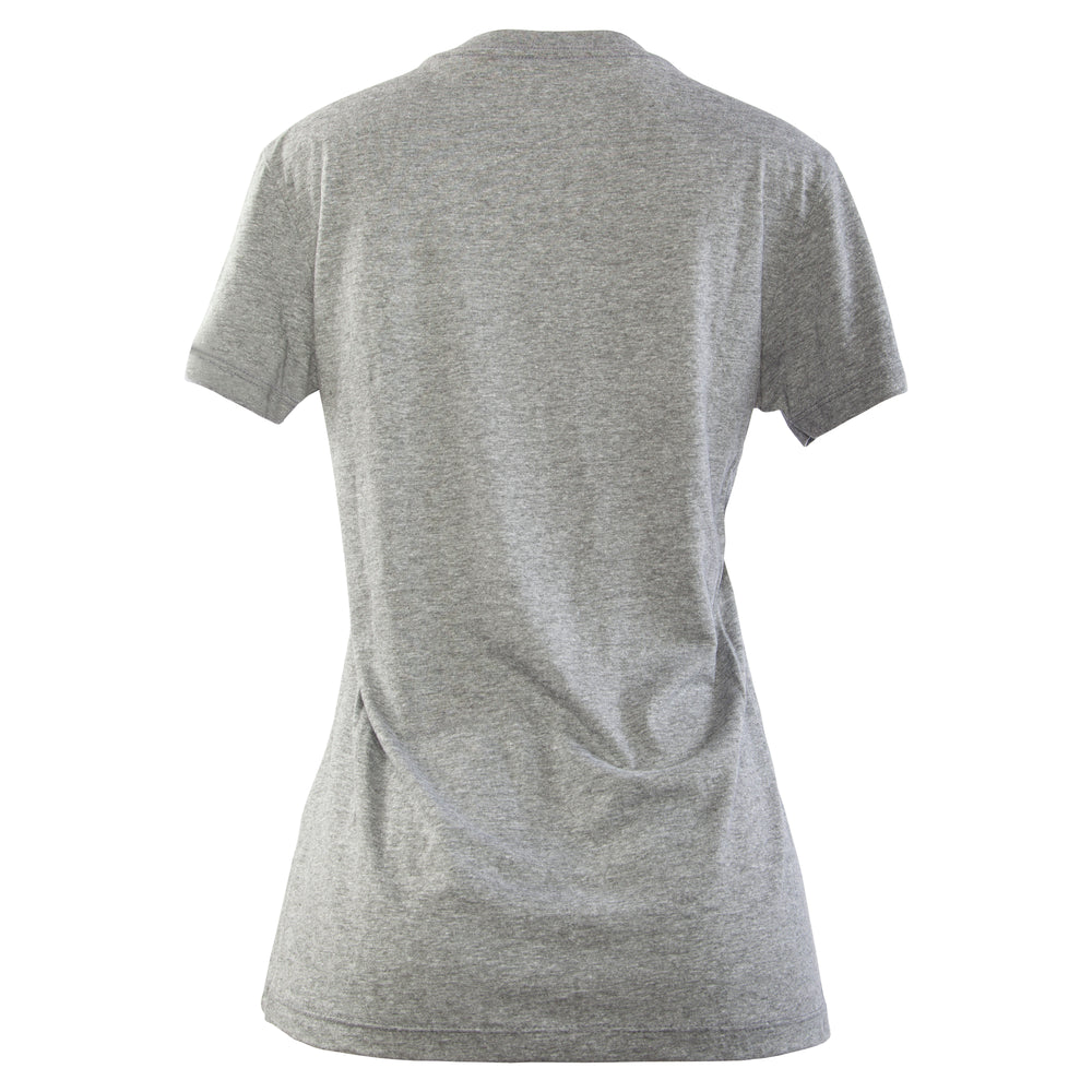 Rear view of the women's wave farer tee