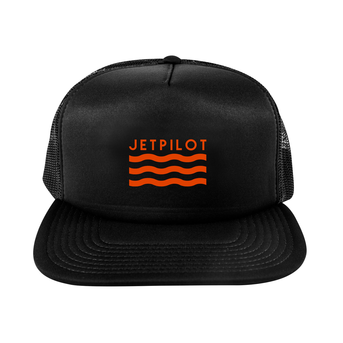 Front view of the black LRE hat