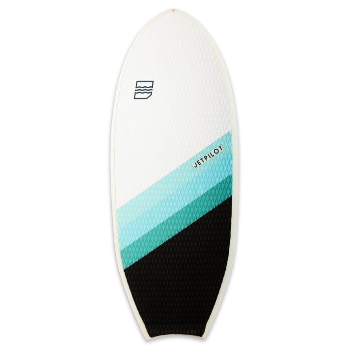 Front view of the Jetpilot Fugu Wake Surfboard.