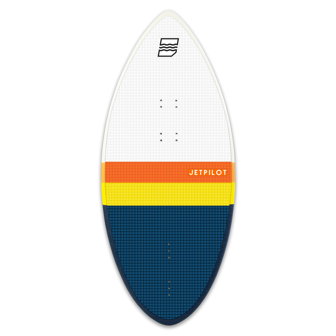Front view of the Jetpilot Glass Slipper Wake Surfboard