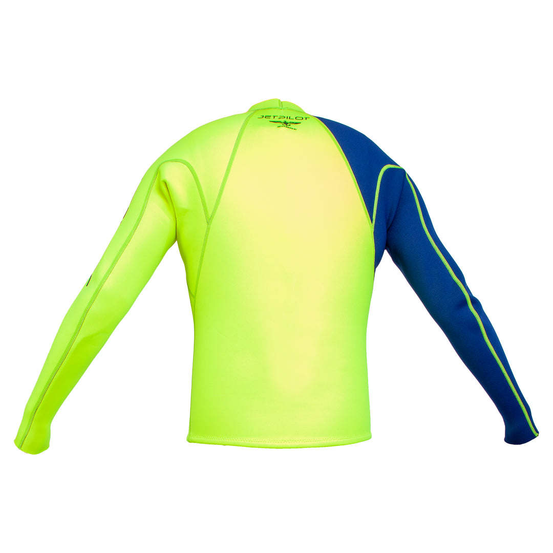 Back view of the Jetpilot F-86 Sabre Jacket Neon colorway.