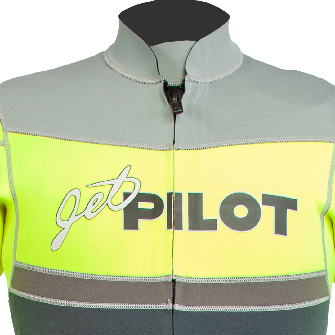 Front view of Grey Neon Vintage jacket