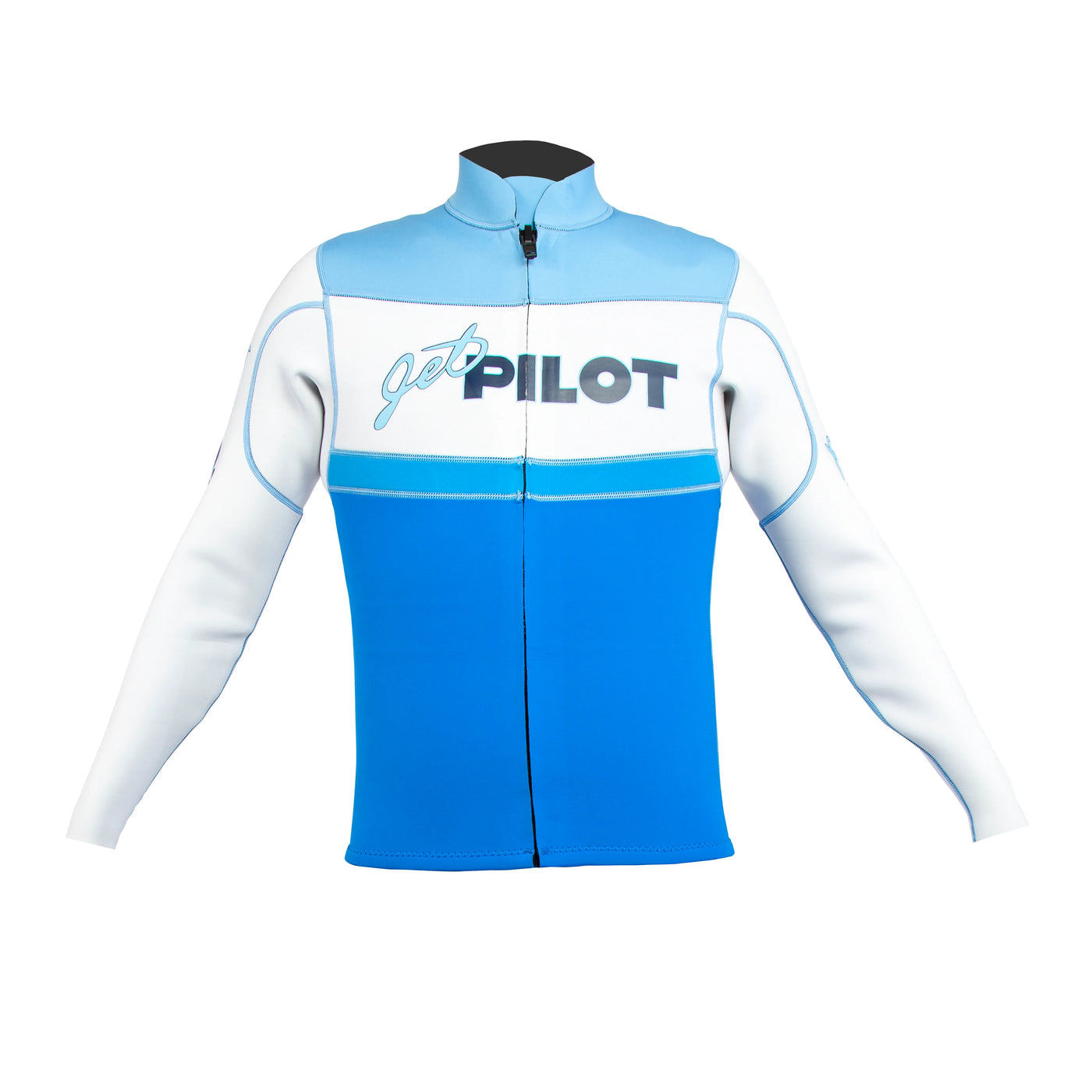 Front view Blue White Vintage Jacket