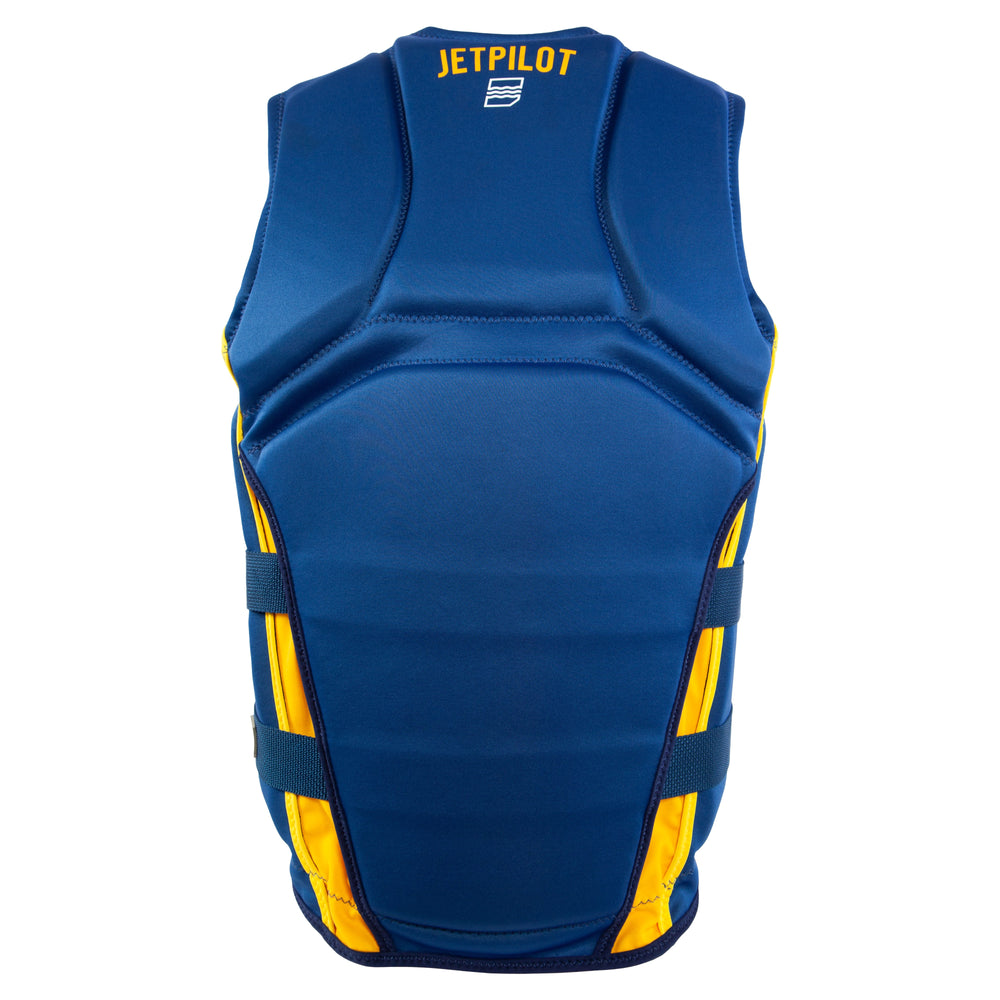 Back view of the Jetpilot Bonifay Baller CGA Vest. #color_navy