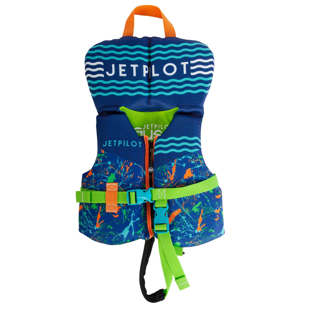 Front view of the Jetpilot Infant Cause PFD in navy